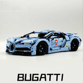 1: 8 Bugatti Chiron, Custom Modified Gulf Blue Edition (4031 PCS)